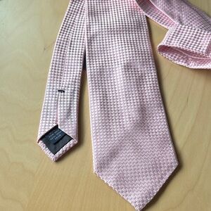 Faconnable Pink Textured Men's Tie